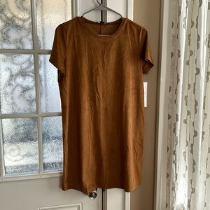 NWT Forever 21 suede dress